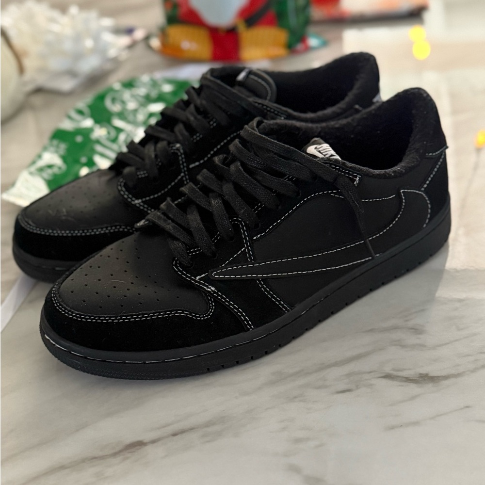 Travis Sc0tt x Jordan 1 Retro 'Black Phantom' Size 10